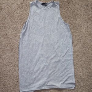 Tank top with slit